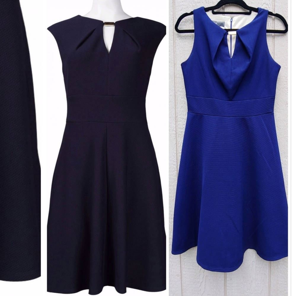 Donna Ricco Keyhole Neckline fit & flare size 4